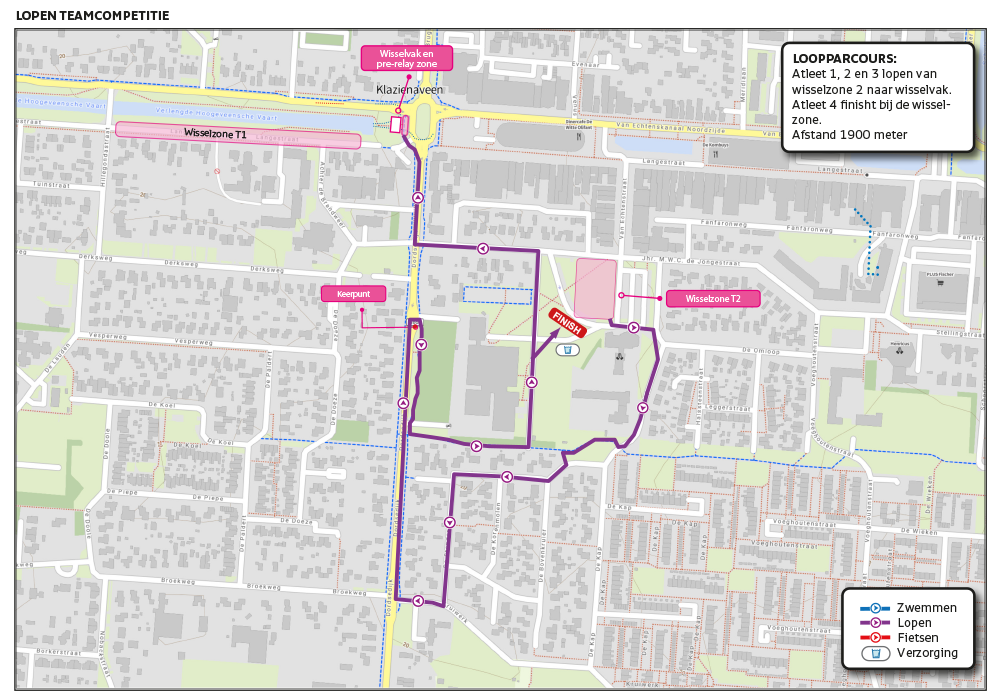 Teamcompetities Triathlon Klazienaveen Lopen